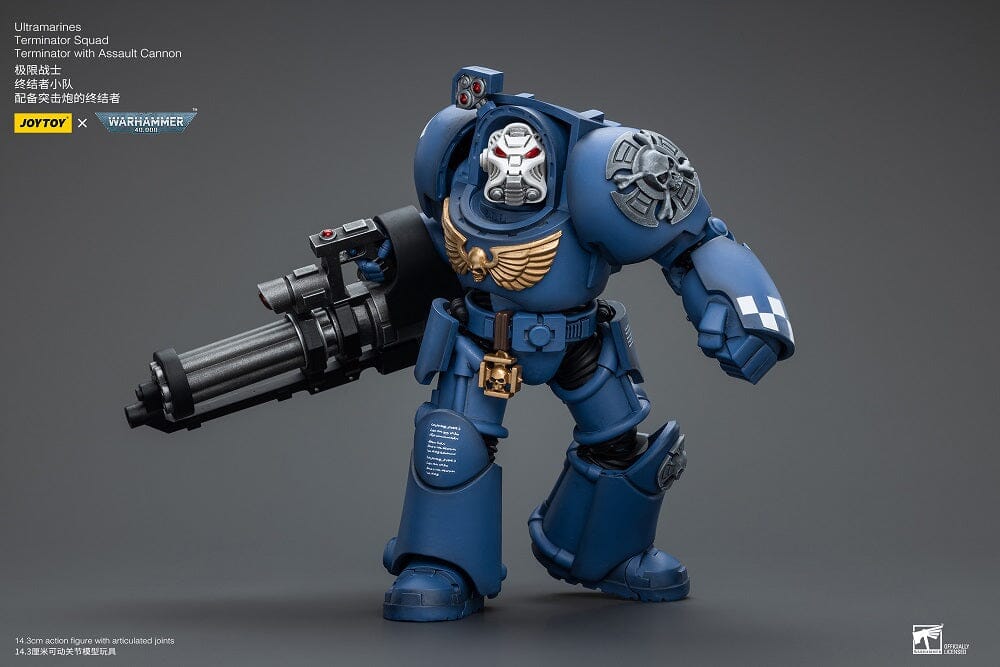 Warhammer 40K Ultramarines Terminator Squad Terminator with Assault Cannon 1/18 Scale Action Figure - Image 6