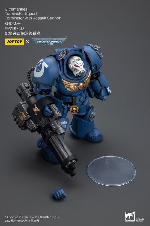 Warhammer 40K Ultramarines Terminator Squad Terminator with Assault Cannon 1/18 Scale Action Figure - Image 9