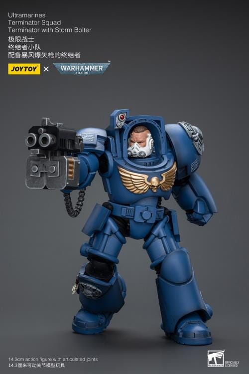 Warhammer 40K Ultramarines Terminator Squad Terminator with Storm Bolter 1/18 Scale Action Figure - Image 10