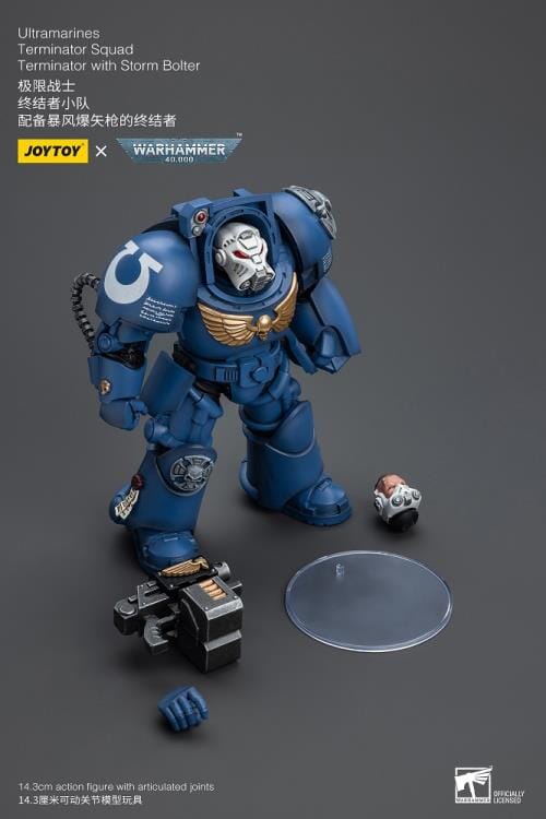 Warhammer 40K Ultramarines Terminator Squad Terminator with Storm Bolter 1/18 Scale Action Figure - Image 11