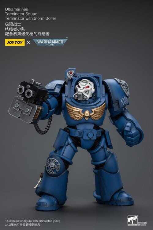 Warhammer 40K Ultramarines Terminator Squad Terminator with Storm Bolter 1/18 Scale Action Figure - Image 3