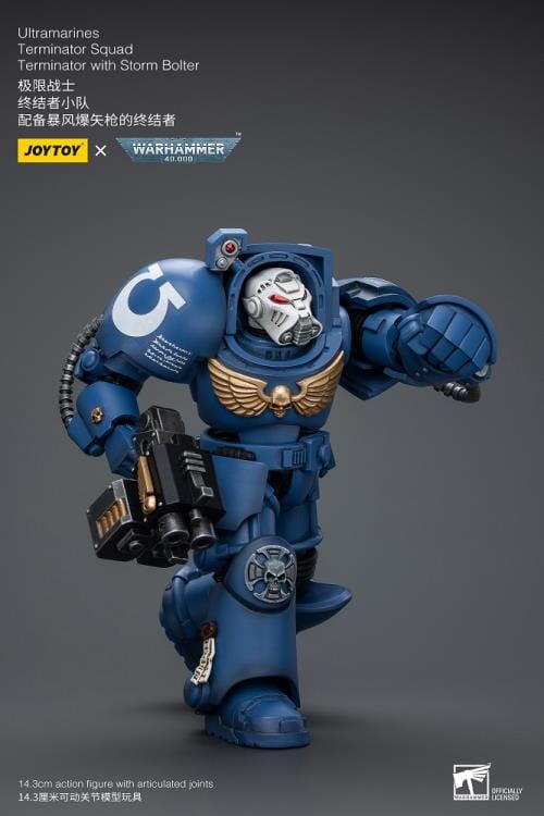 Warhammer 40K Ultramarines Terminator Squad Terminator with Storm Bolter 1/18 Scale Action Figure - Image 4