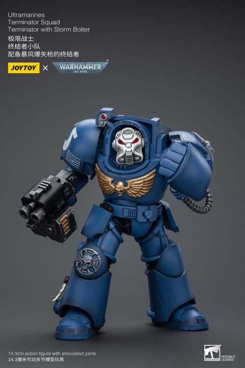 Warhammer 40K Ultramarines Terminator Squad Terminator with Storm Bolter 1/18 Scale Action Figure - Image 5