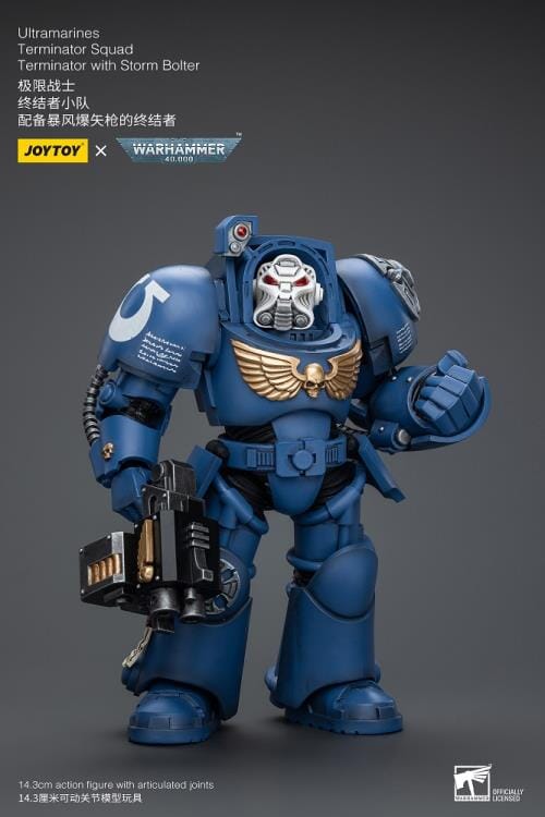 Warhammer 40K Ultramarines Terminator Squad Terminator with Storm Bolter 1/18 Scale Action Figure - Image 8