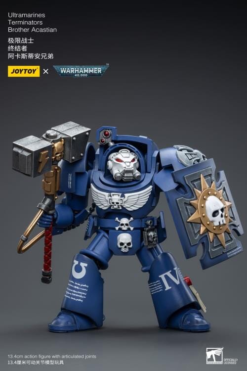 Warhammer 40K Ultramarines Terminators Brother Acastian 1/18 Scale Figure - Image 3