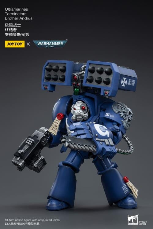 Warhammer 40K Ultramarines Terminators Brother Andrus 1/18 Scale Figure - Image 3