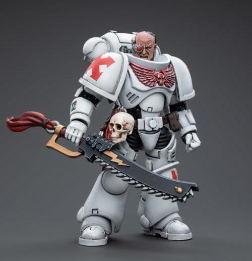 Warhammer 40K White Scars Assault Intercessor Brother Batjargal 1/18 Scale Figure (Reissue) - Image 2