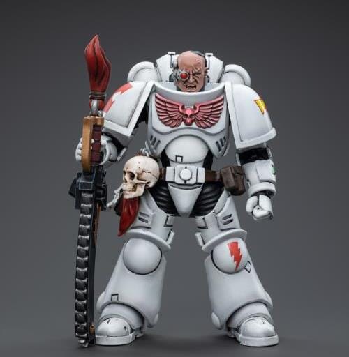 Warhammer 40K White Scars Assault Intercessor Brother Batjargal 1/18 Scale Figure (Reissue) - Image 3