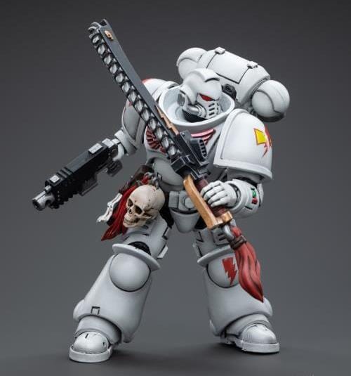 Warhammer 40K White Scars Assault Intercessor Brother Batjargal 1/18 Scale Figure (Reissue) - Image 6