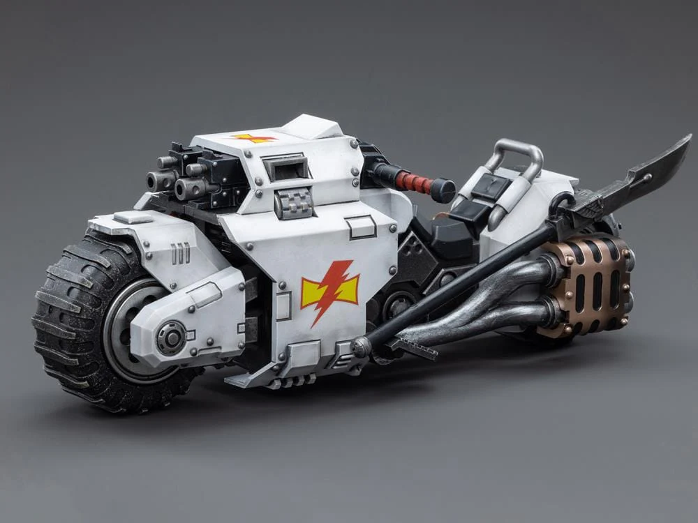 Warhammer 40K White Scars Raider-Pattern Combat Bike 1/18 Scale Vehicle - Image 2