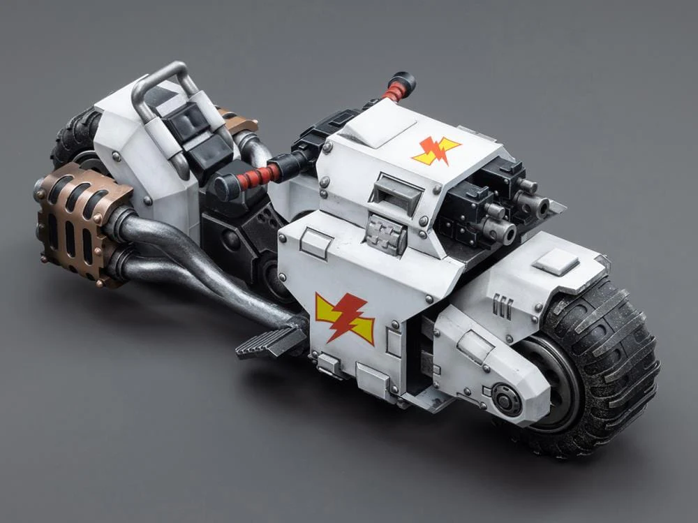 Warhammer 40K White Scars Raider-Pattern Combat Bike 1/18 Scale Vehicle - Image 5