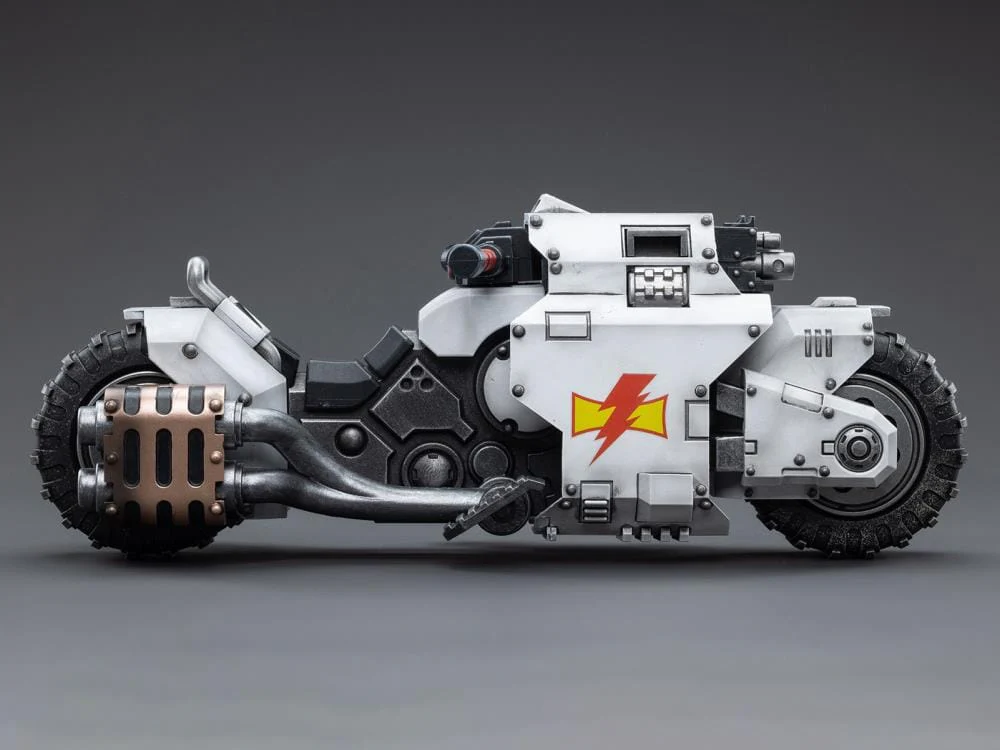 Warhammer 40K White Scars Raider-Pattern Combat Bike 1/18 Scale Vehicle - Image 6
