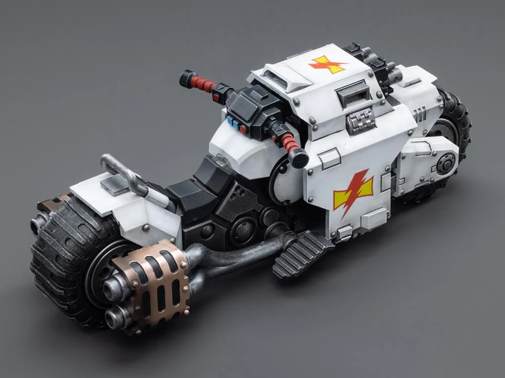 Warhammer 40K White Scars Raider-Pattern Combat Bike 1/18 Scale Vehicle - Image 7