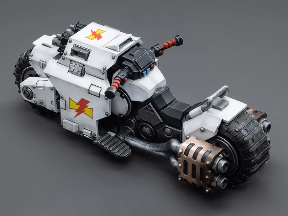 Warhammer 40K White Scars Raider-Pattern Combat Bike 1/18 Scale Vehicle - Image 9