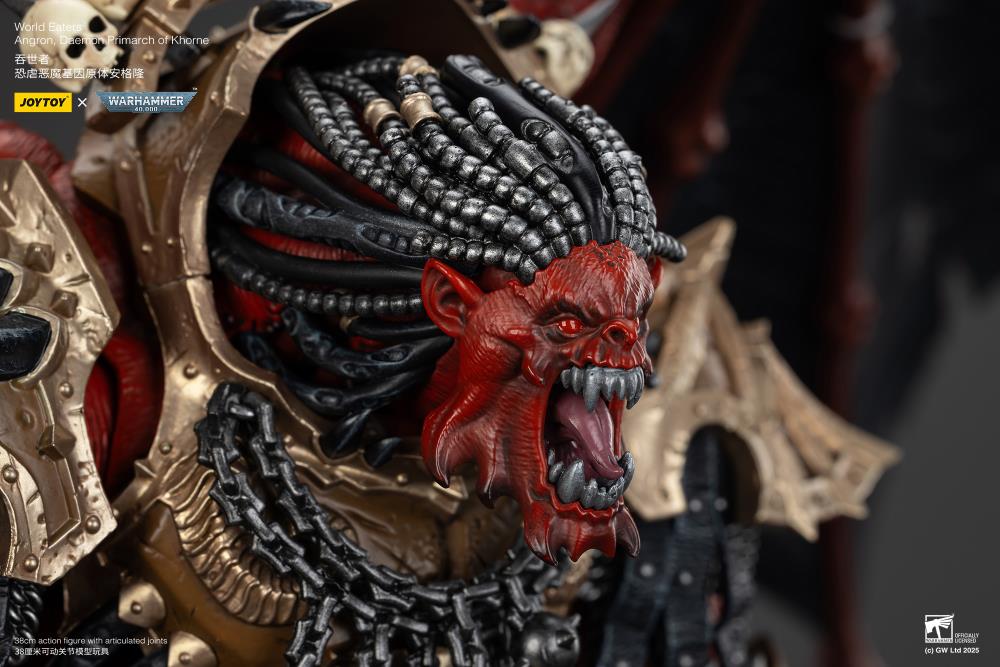 Warhammer 40K World Eaters Angron, Daemon Primarch of Khorne 1/18 Scale Action Figure - Image 10