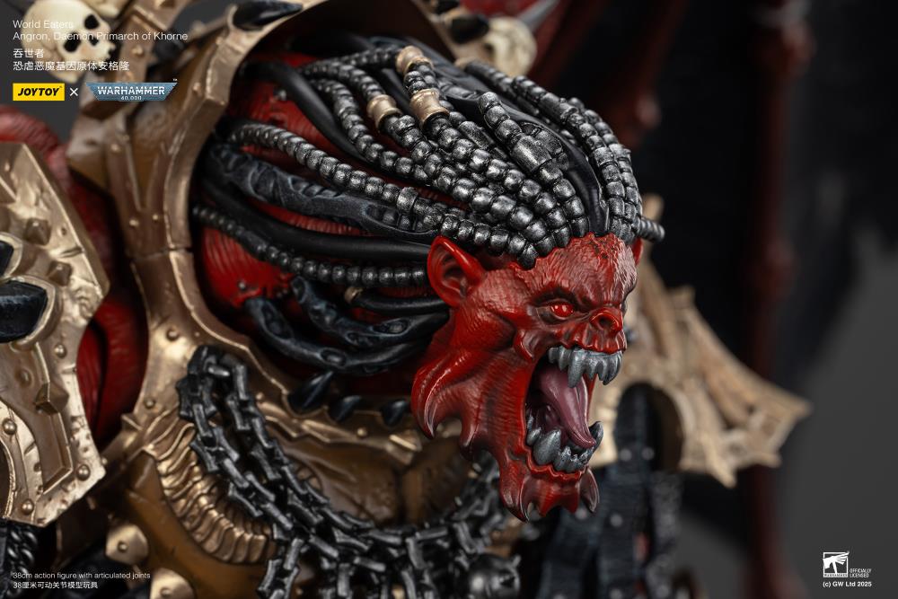 Warhammer 40K World Eaters Angron, Daemon Primarch of Khorne 1/18 Scale Action Figure - Image 11