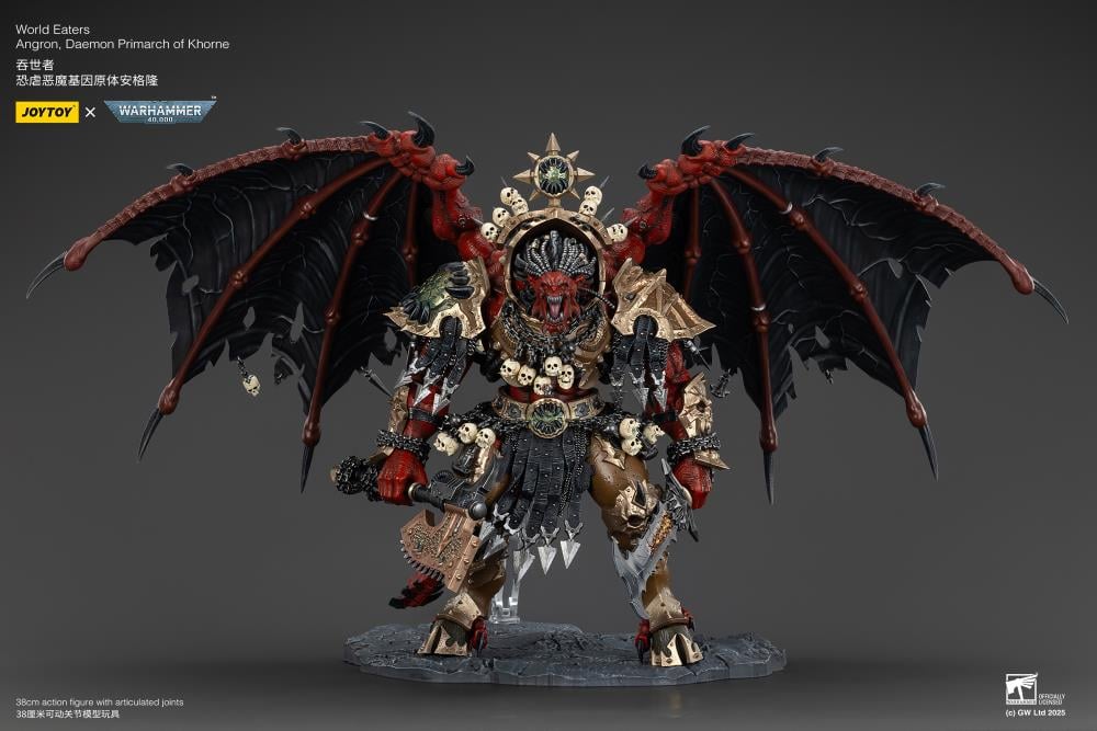 Warhammer 40K World Eaters Angron, Daemon Primarch of Khorne 1/18 Scale Action Figure - Image 13