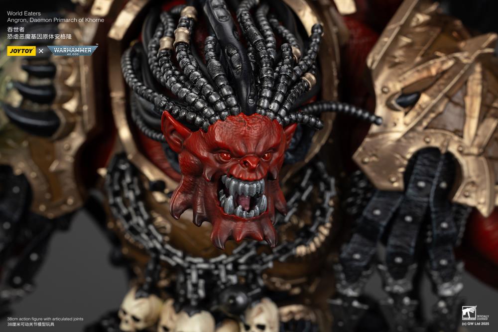 Warhammer 40K World Eaters Angron, Daemon Primarch of Khorne 1/18 Scale Action Figure - Image 8