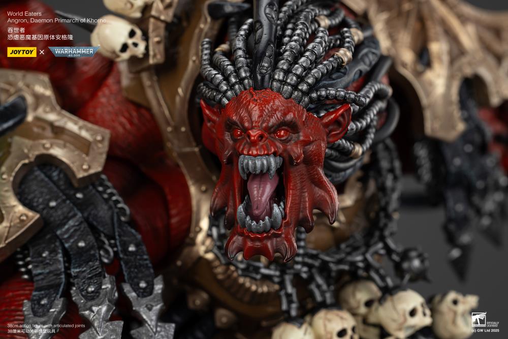 Warhammer 40K World Eaters Angron, Daemon Primarch of Khorne 1/18 Scale Action Figure - Image 9