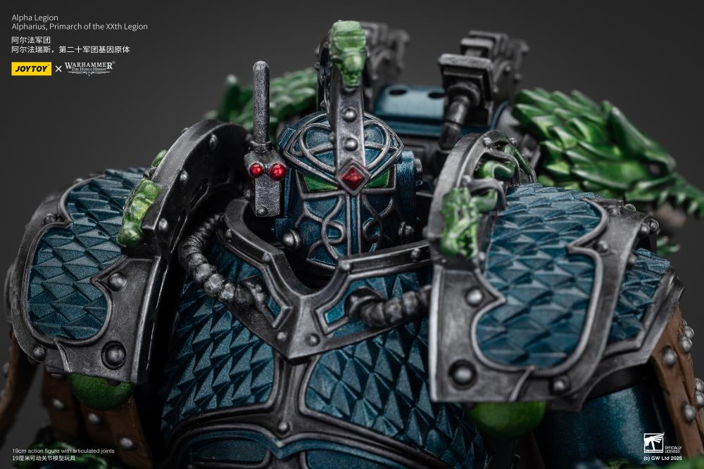 Warhammer The Horus Heresy Alpha Legion Alpharius, Primarch of the XXth Legion 1/18 Scale Action Figure - Image 7