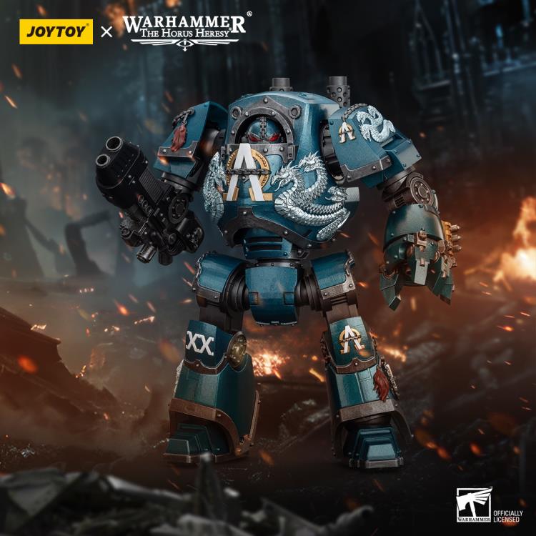 Warhammer The Horus Heresy Alpha Legion Contemptor Dreadnought with Gravis Plasma Cannon 1/18 Scale Action Figure - Image 7