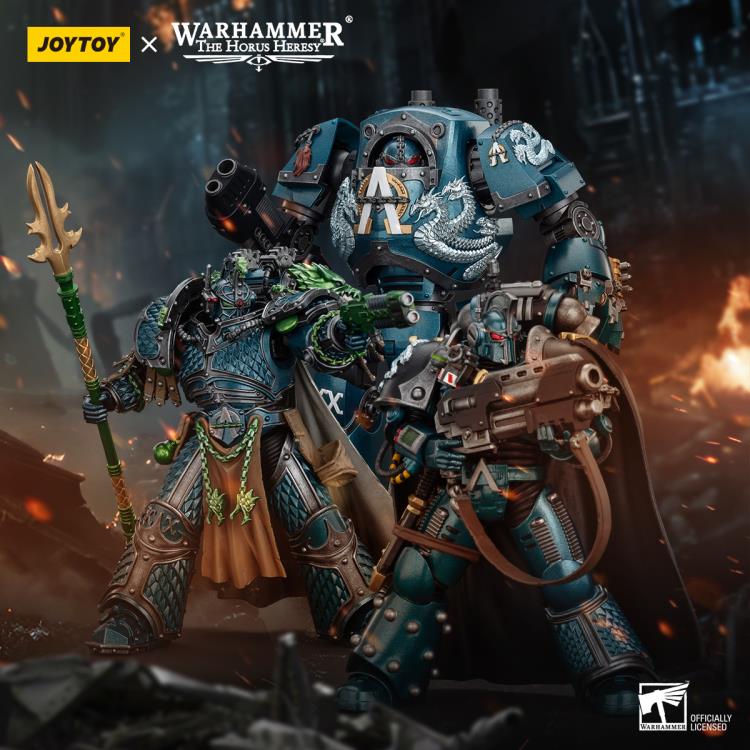 Warhammer The Horus Heresy Alpha Legion Contemptor Dreadnought with Gravis Plasma Cannon 1/18 Scale Action Figure - Image 8