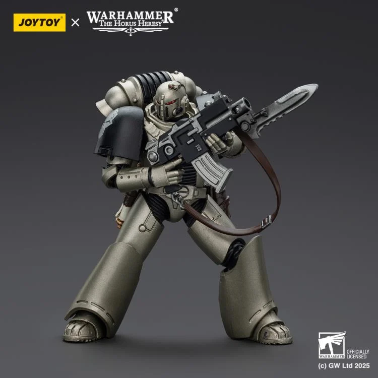 Warhammer The Horus Heresy Iron Warriors MKVI Tactical Sergeant with Power Sword and Plasma Pistol 1/18 Scale Action Figure - Image 4