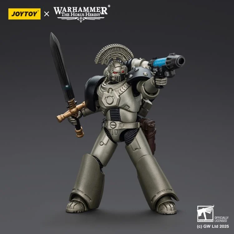 Warhammer The Horus Heresy Iron Warriors MKVI Tactical Sergeant with Power Sword and Plasma Pistol 1/18 Scale Action Figure - Image 5
