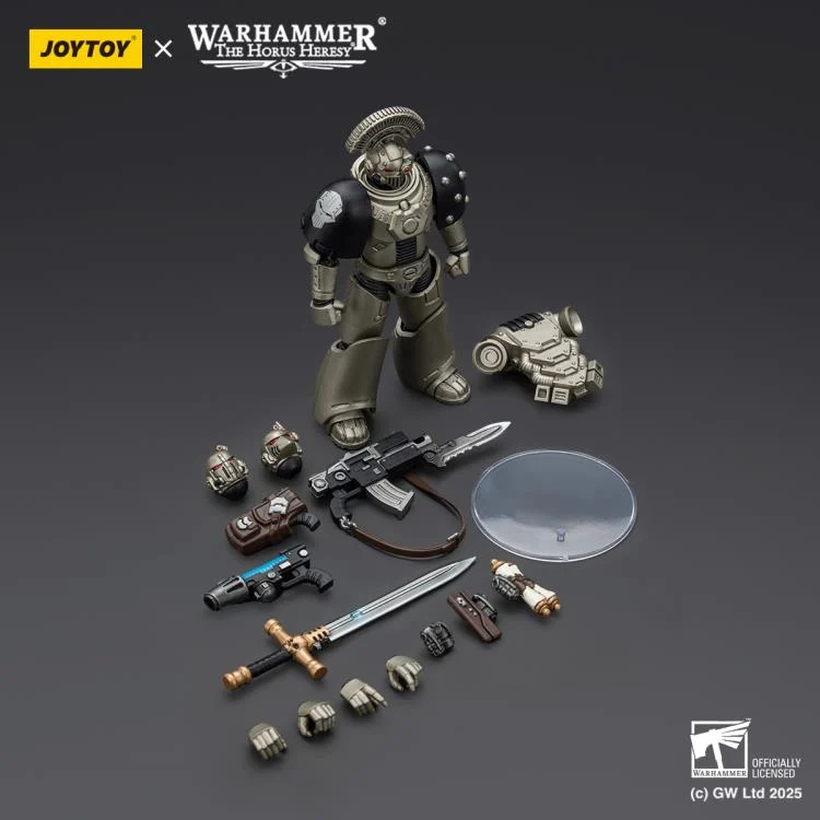 Warhammer The Horus Heresy Iron Warriors MKVI Tactical Sergeant with Power Sword and Plasma Pistol 1/18 Scale Action Figure - Image 7