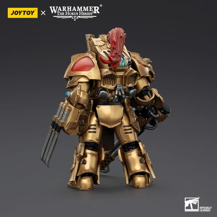 Warhammer The Horus Heresy Legio Custodes Aquilon Terminator Squad Aquilon with Infernus Firepike 1/18 Scale Action Figure - Image 4