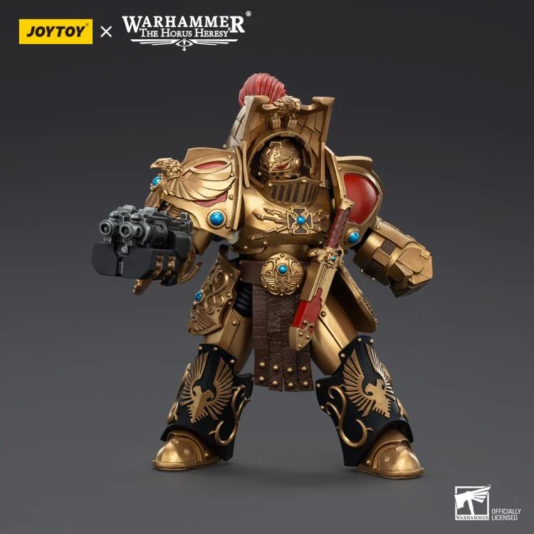 Warhammer The Horus Heresy Legio Custodes Aquilon Terminator Squad Aquilon with Lastrum Storm Bolter 1/18 Scale Action Figure - Image 5