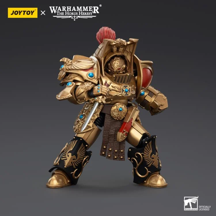 Warhammer The Horus Heresy Legio Custodes Aquilon Terminator Squad Aquilon with Lastrum Storm Bolter 1/18 Scale Action Figure - Image 6