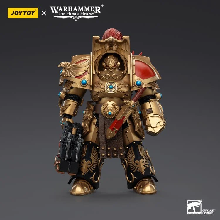Warhammer The Horus Heresy Legio Custodes Aquilon Terminator Squad Aquilon with Twin-Linked Adrathic Destructor 1/18 Scale Action Figure - Image 3