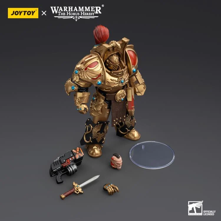 Warhammer The Horus Heresy Legio Custodes Aquilon Terminator Squad Aquilon with Twin-Linked Adrathic Destructor 1/18 Scale Action Figure - Image 7