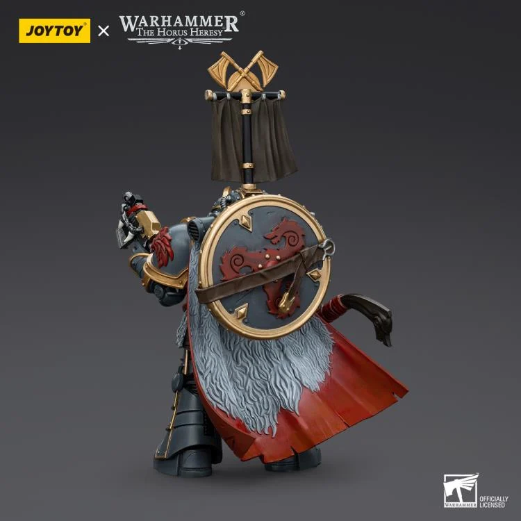Warhammer The Horus Heresy Space Wolves Legion Praetor with Power Axe and Combat Shield 1/18 Scale Action Figure - Image 2