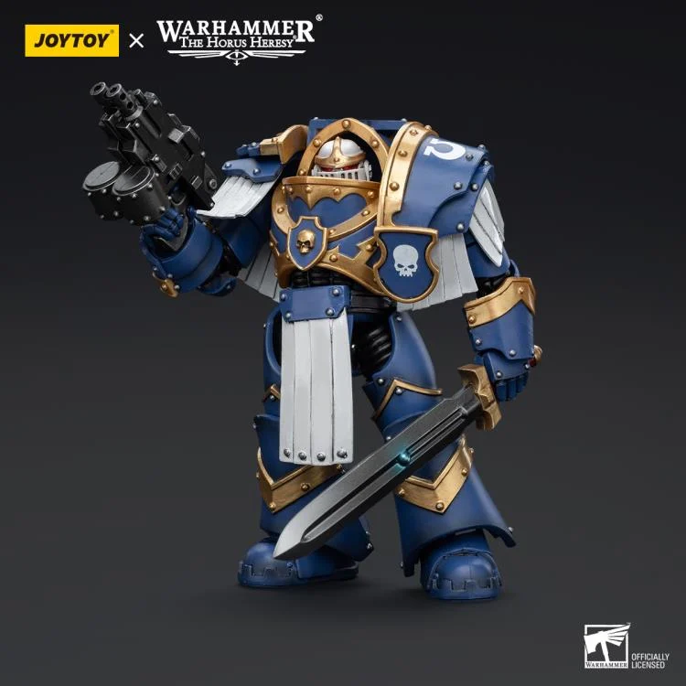 Warhammer The Horus Heresy Ultramarines Cataphractii Terminator Squad Sergeant with Power Sword 1/18 Scale Action Figure - Image 5