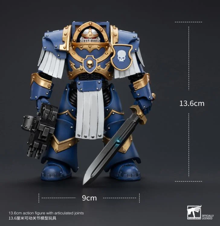 Warhammer The Horus Heresy Ultramarines Cataphractii Terminator Squad Sergeant with Power Sword 1/18 Scale Action Figure - Image 7