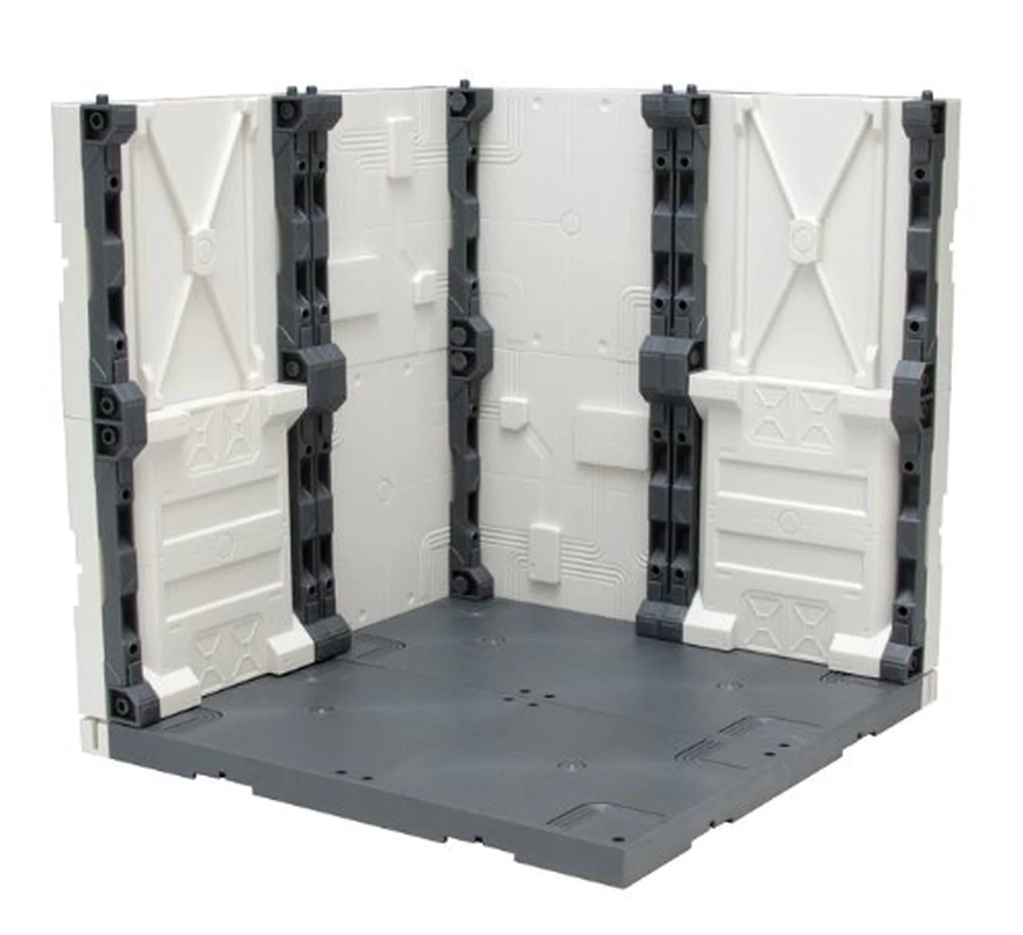 Wave H HANGER (WHITE) - Expandable Hanger Set for Mecha Diorama or Display - Image 4