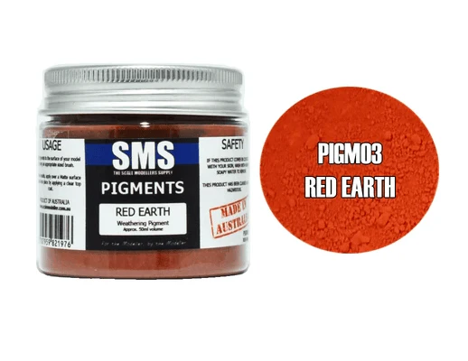 WEATHERING PIGMENT - RED EARTH