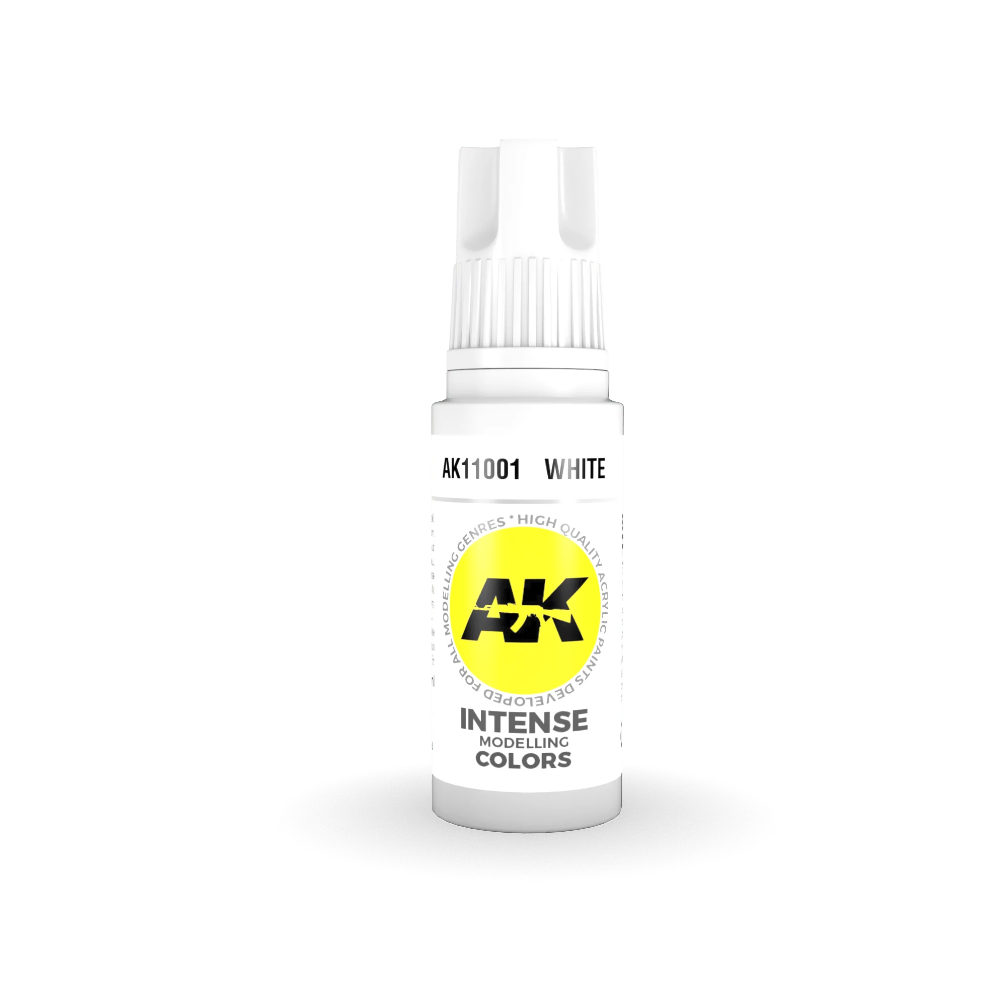 White Acrylic Paint 17ml Bottle - Image 2