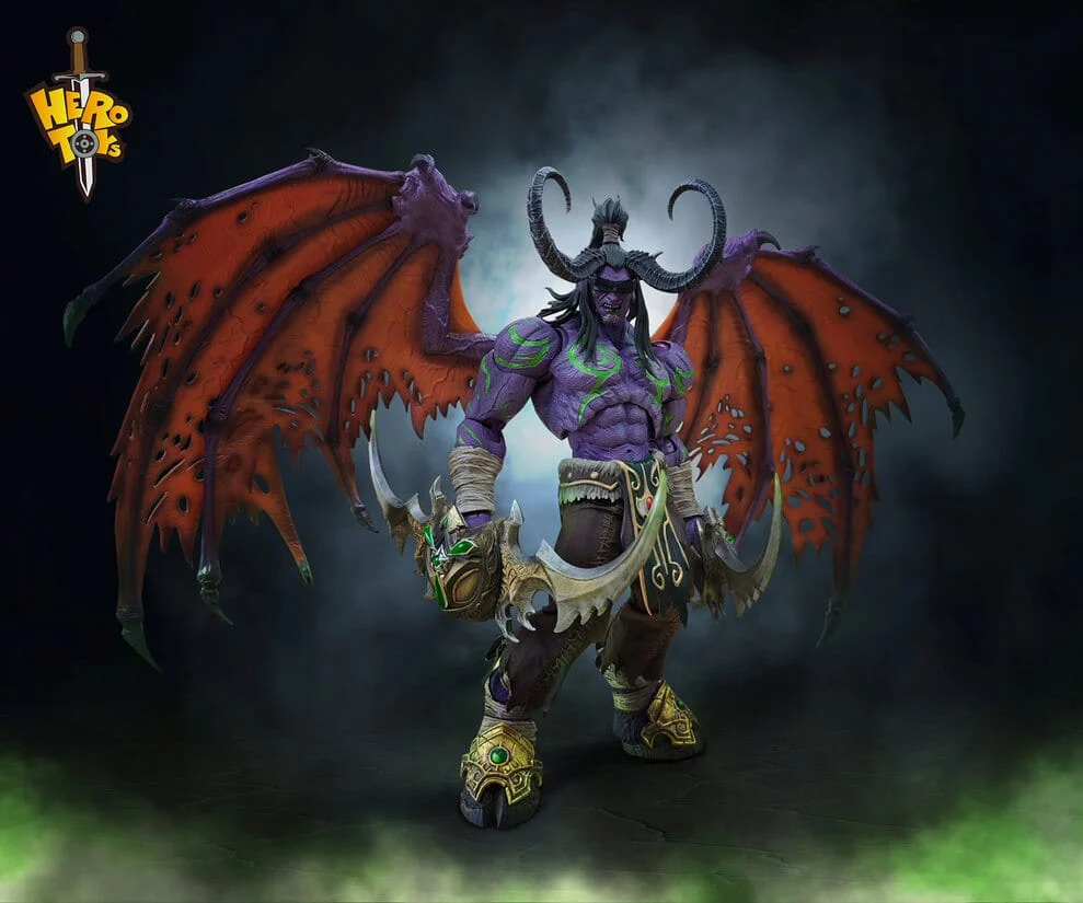 World of Warcraft Demon Hunter Illidan Stromrage Figure - Image 2