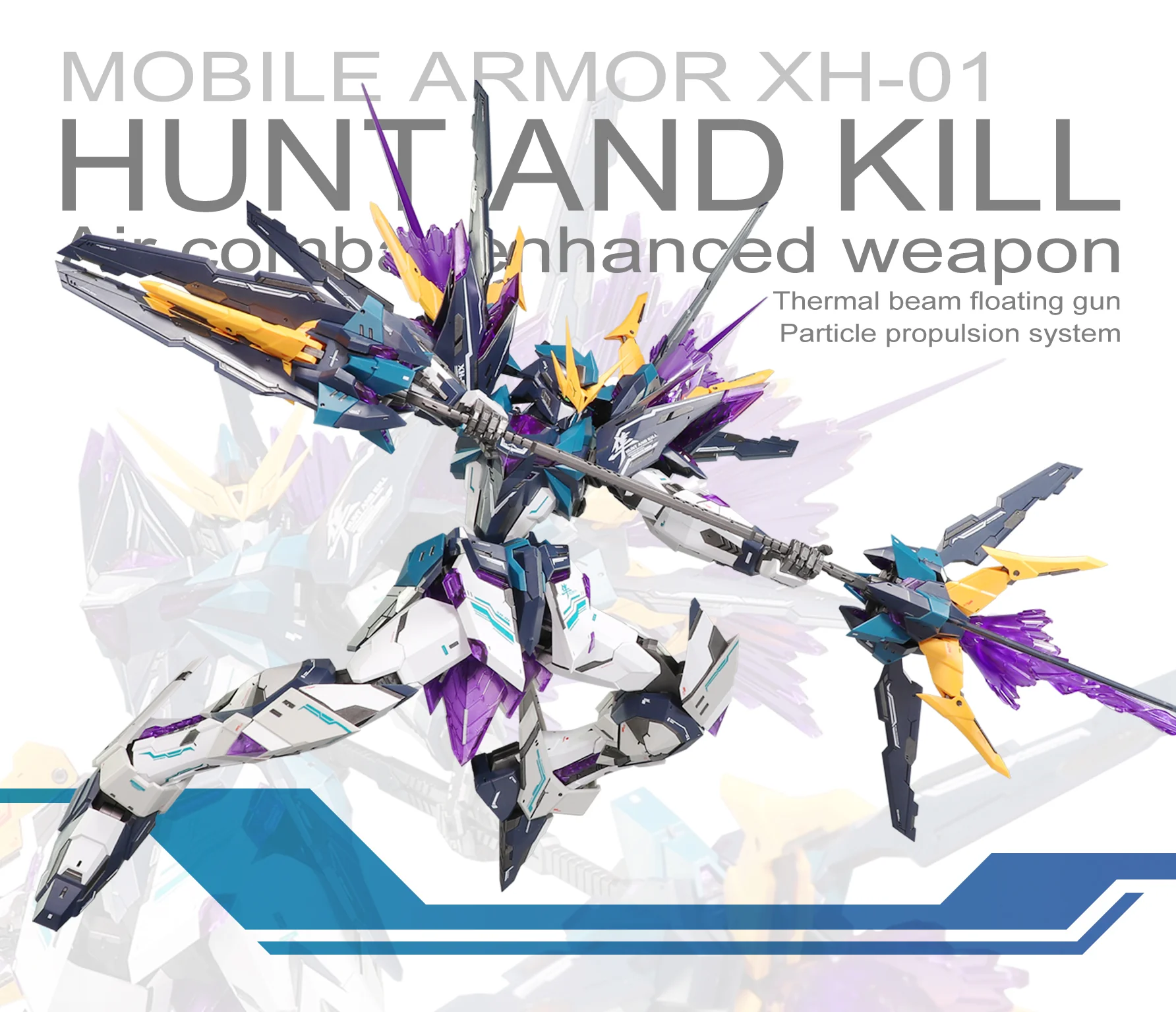 XH-01 Hunting Falcon 1/100 Scale Model Kit - Image 6