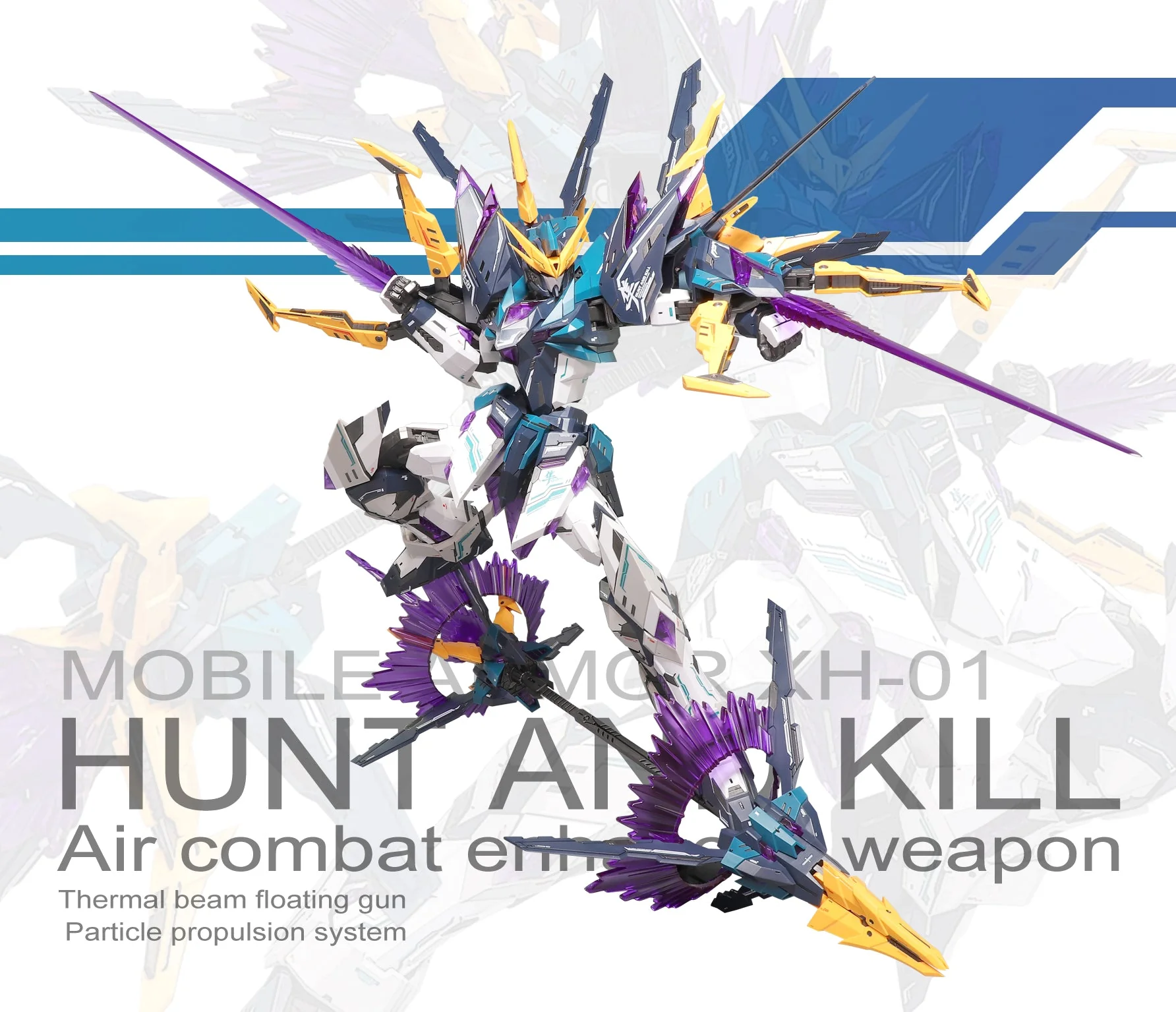 XH-01 Hunting Falcon 1/100 Scale Model Kit - Image 7