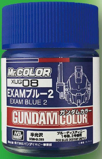 XUG08 EXAM BLUE 2 GUNDAM COLOR 18ML - Image 2