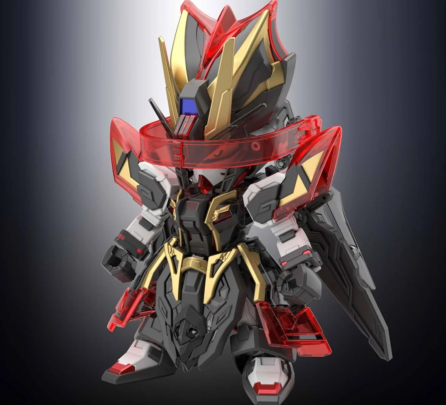 SD Gundam World Sangoku Soketsuden #25 Xun Yu Strike Noir Model Kit - Image 4