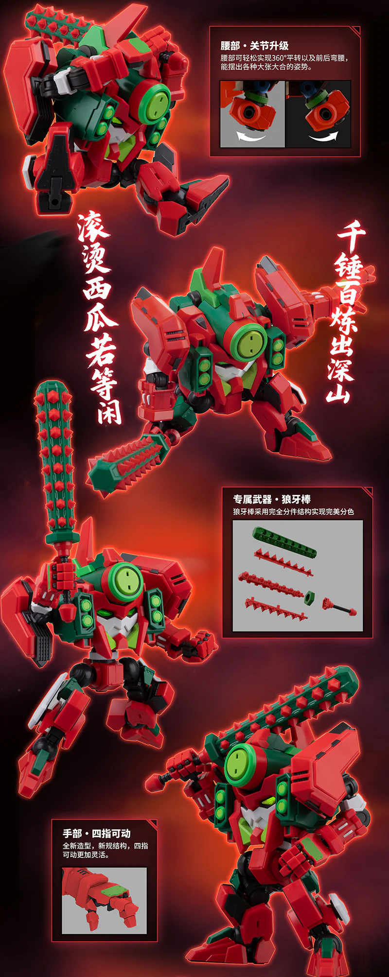 Fruity Robo Melon Guardian Model Kit - Image 10
