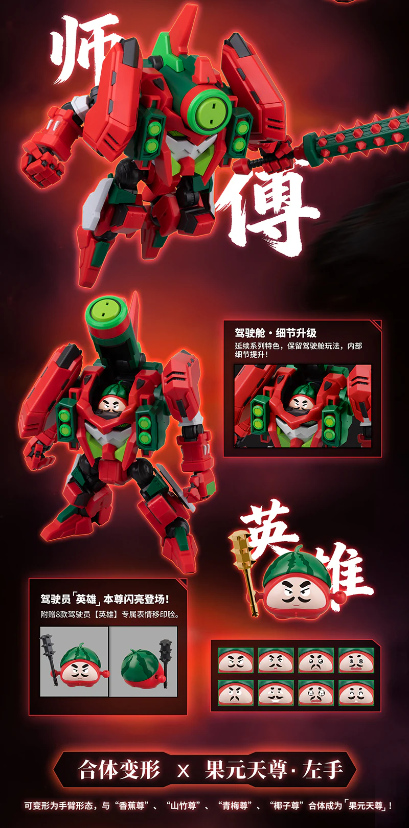 Fruity Robo Melon Guardian Model Kit - Image 11