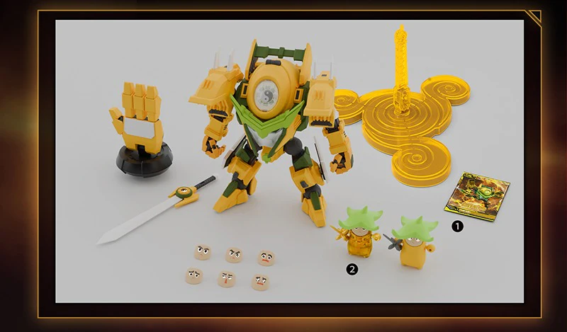 Fruity Robo Banana Guardian Model Kit - Image 12