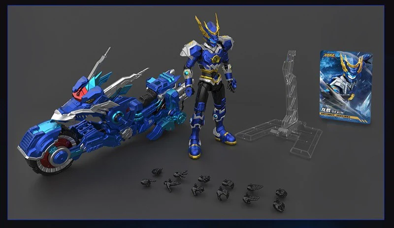 RevEvolution Super Beast Armor Long Jian & Dragon Battle Flash Chariot Model Kit - Image 12