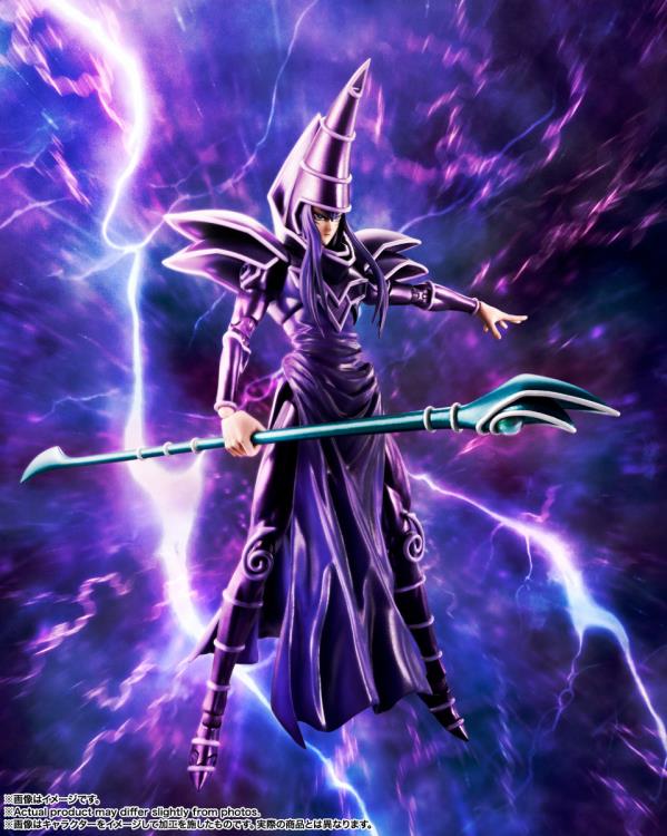 Yu-Gi-Oh! Duel Monsters S.H.MonsterArts Dark Magician Action Figure - Image 2